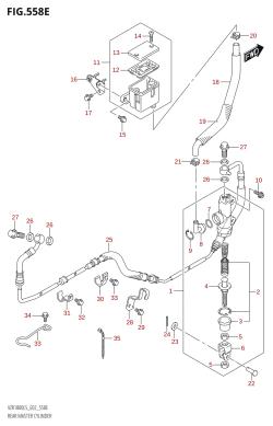 558E - REAR MASTER CYLINDER (VZR1800BZ:L5:E19)