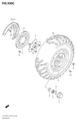 530C - FRONT WHEEL (LT-A750XPZ:L4:P28)