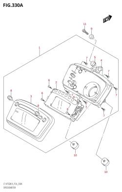 330A - SPEEDOMETER (LT-A750X:L9:P24)