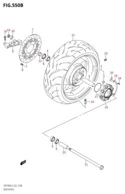 550B - REAR WHEEL (VZR1800:L4:E19)