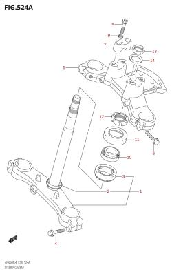 524A - STEERING STEM