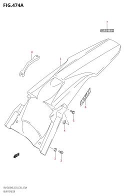 474A - REAR FENDER (RM-Z450:(K8,K9,L0))