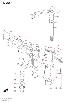 336H - SWIVEL BRACKET (DF140AZ:E11)