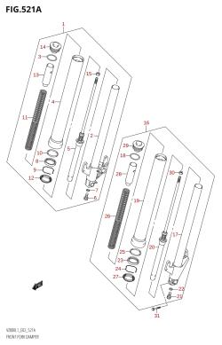 521A - FRONT FORK DAMPER