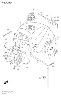 420D - FUEL TANK (GSX-S1000FZAUF:L8:E21)