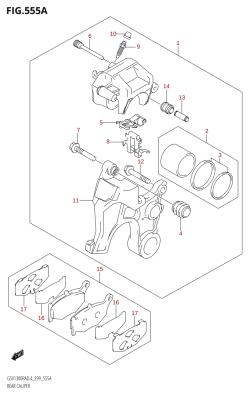 555A - REAR CALIPER