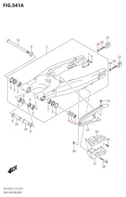 541A - REAR SWINGINGARM