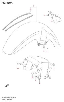 460A - FRONT FENDER