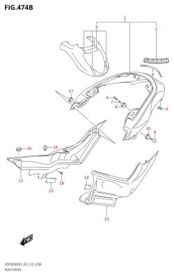 474B - REAR FENDER