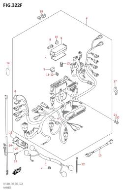 322F - HARNESS (DF140AT:E11)