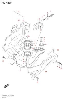 420F - FUEL TANK (LT-A500XP:M2:P33)