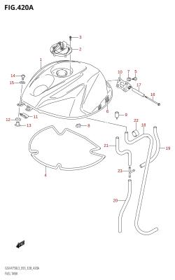 420A - FUEL TANK (GSX-R750:L3:E03)