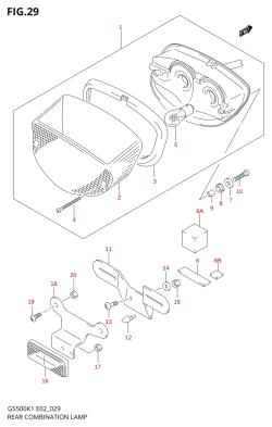 029 - REAR COMBINATION LAMP