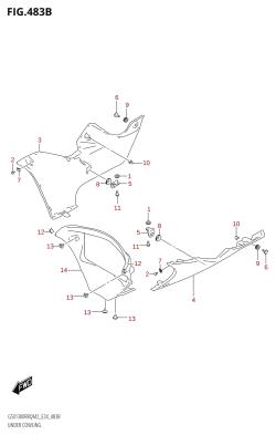 483B - UNDER COWLING (GSX1300RRQZ)