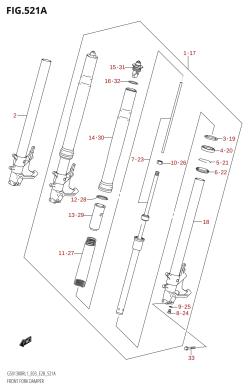 521A - FRONT FORK DAMPER