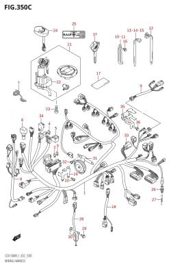 350C - WIRING HARNESS (GSX1300R:L1:E02)