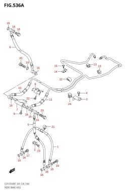 536A - FRONT BRAKE HOSE (GSF1250SA)