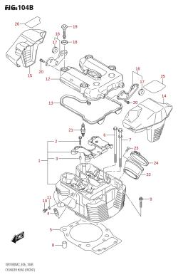 104B - CYLINDER HEAD (FRONT) (VZR1800BZ)