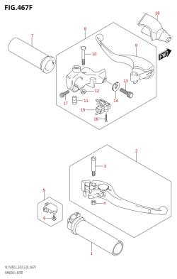 467F - HANDLE LEVER (VL1500B:L3:E33)