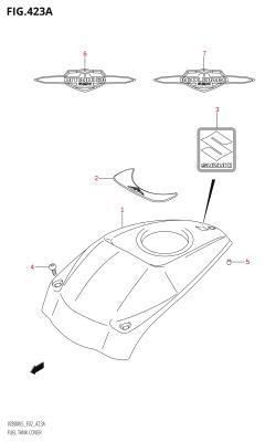423A - FUEL TANK COVER