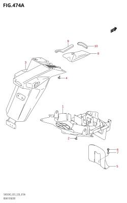 474A - REAR FENDER (K3)
