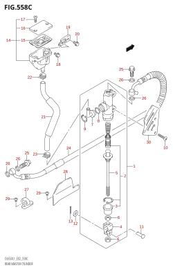 558C - REAR MASTER CYLINDER (DL650:L1:E24)