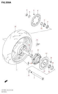 550A - REAR WHEEL