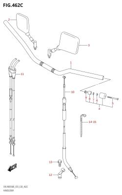 462C - HANDLEBAR (DR-Z400SM)