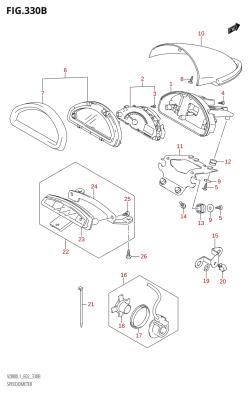 330B - SPEEDOMETER (VZ800:L1:E19)