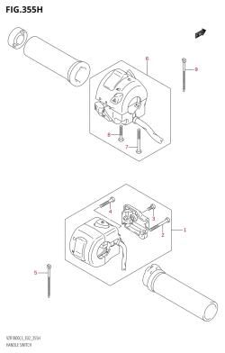 355H - HANDLE SWITCH (VZR1800ZUF:L3:E19)