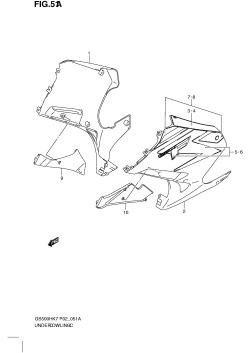 51A - UNDER COWLING  (GS500FHK8)