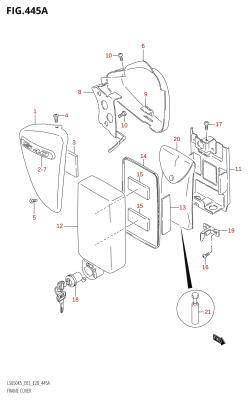 445A - FRAME COVER (K5,K6,K7,K8)