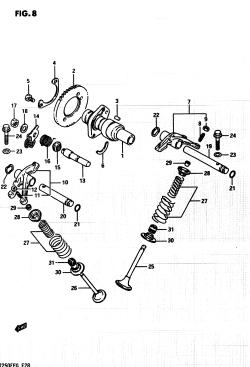 008 - CAM SHAFT - VALVE