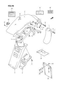 046 - REAR FENDER (MODEL L /​ M /​ N /​ P)