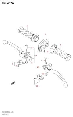 467A - HANDLE LEVER