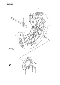 037 - FRONT WHEEL