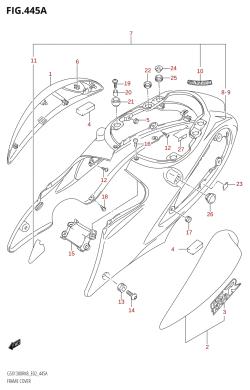 445A - FRAME COVER (K8)