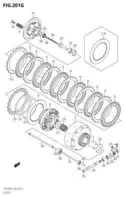201G - CLUTCH (VZR1800Z:L3:E24)