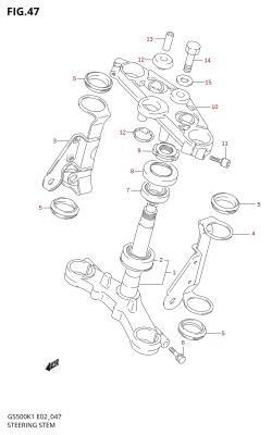 047 - STEERING STEM