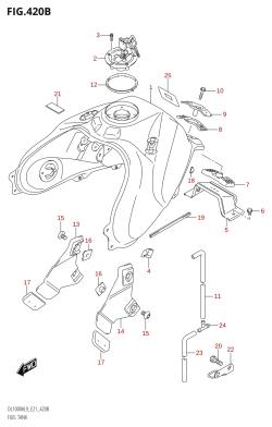 420B - FUEL TANK (DL1000A:L9:E21)