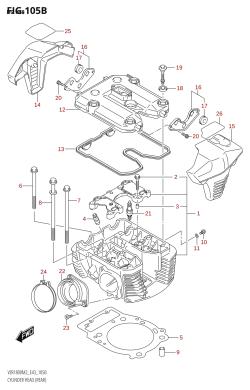 105B - CYLINDER HEAD (REAR) (VZR1800BZ)