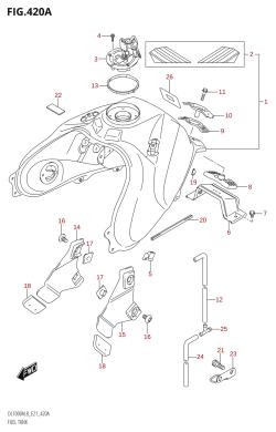 420A - FUEL TANK (DL1000A:L8:E21)