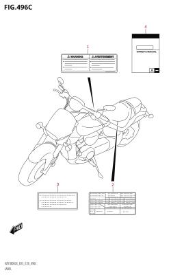 496C - LABEL (VZR1800BZ:L8:E28)