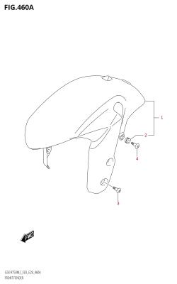 460A - FRONT FENDER (GSX-R750)