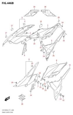 446B - FRAME LOWER COVER (GW250RAZ:L8:P21)