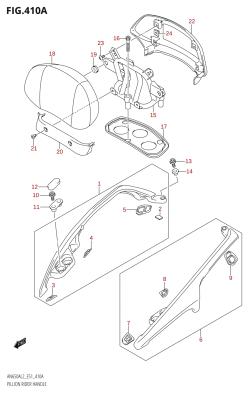 410A - PILLION RIDER HANDLE