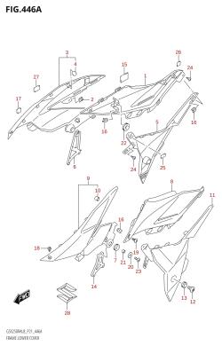 446A - FRAME LOWER COVER (GW250RA:L8:P21)