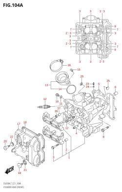 104A - CYLINDER HEAD (FRONT)