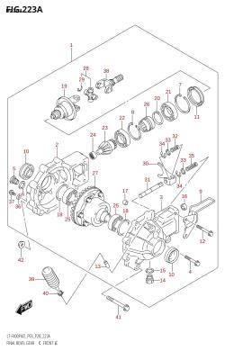 223A - FINAL BEVEL GEAR (FRONT)