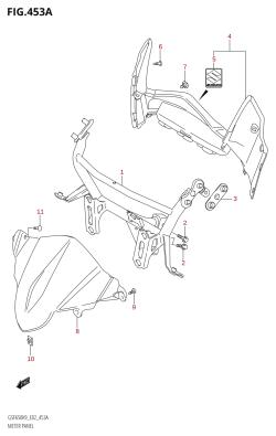 453A - METER PANEL (GSF650S,GSF650SA,GSF650SU,GSF650SUA)
